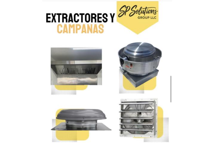 EXTRACTORES Y CAMPANAS RESTAURANTES