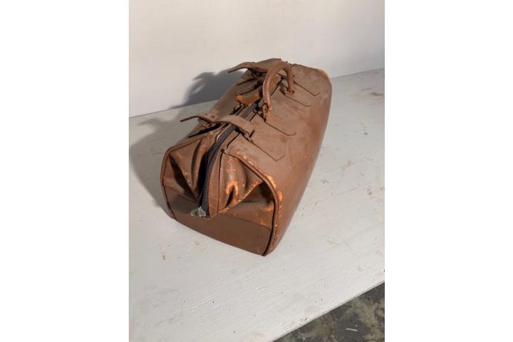 Bulto Vintage de American Airlines. Cuero