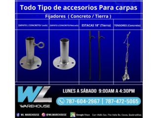 Toldos : Accesorios de carpas , Wlwarehouse  Puerto Rico