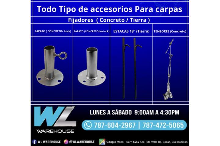 Toldos : Accesorios de carpas