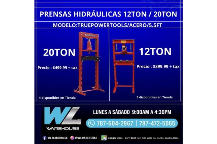 Prensas hidráulicas