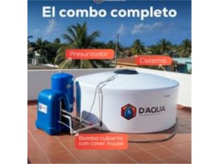 Cisterna de agua 500Gls. El Combo Completo!, D'Aqua Puerto Rico