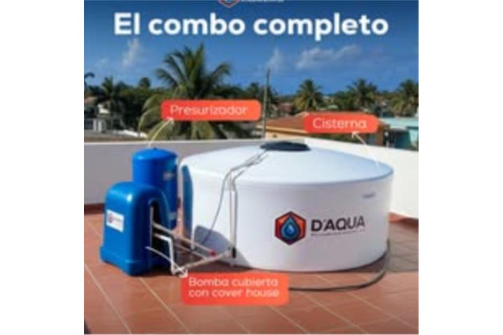 Cisterna de agua 500Gls. El Combo Completo!