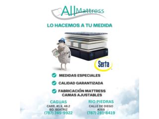 Mattress de cama en Puerto Rico, ALL MATTRESS Puerto Rico