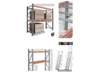 ESCALERAS CORREDIZAS Y PALLETS RACKS ALMACENE