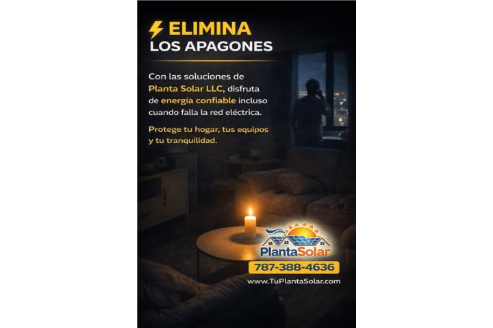 Placas Solares Elimina los apagones