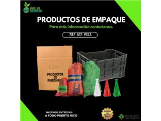 Todo tipo de Productos de Empaque, RAMIREZ AGROINDUSTRIES CORP. Puerto Rico