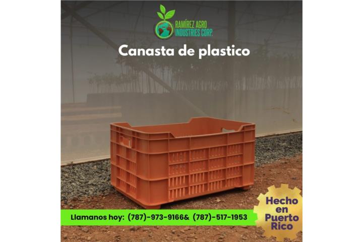 Canastas de plastico multiusos Hecho en PR, Puerto Rico