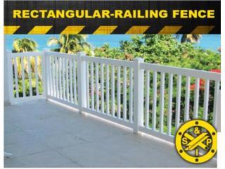 Railing PVC, Steel and Pipes Puerto Rico