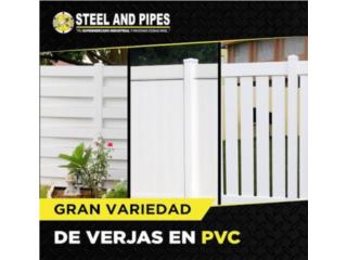 Verjas PVC   Portones en PVC, Steel and Pipes Puerto Rico