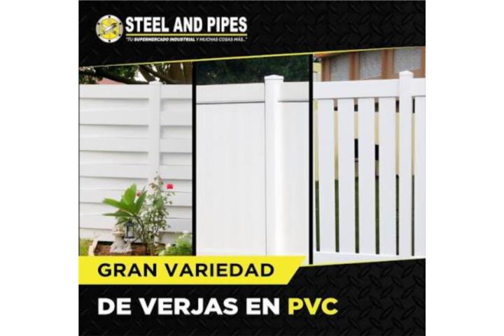 Verjas PVC Portones en PVC