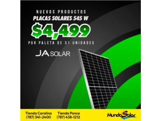 Placas solares de 545 Watts JA Solar - Puerto Rico Clasificados