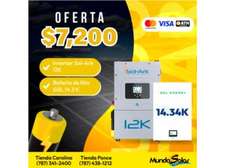 OFERTA Combo inversor 12 K + bater�a de litio - Puerto Rico Clasificados