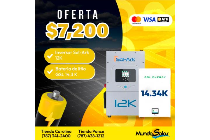 OFERTA BATERIA LITIO GSL 14.3K - $3,499
