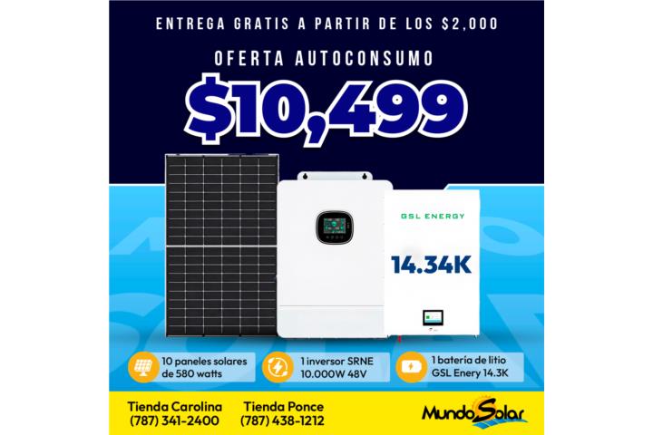 Gabinete para 8 Baterias de Gel - $169