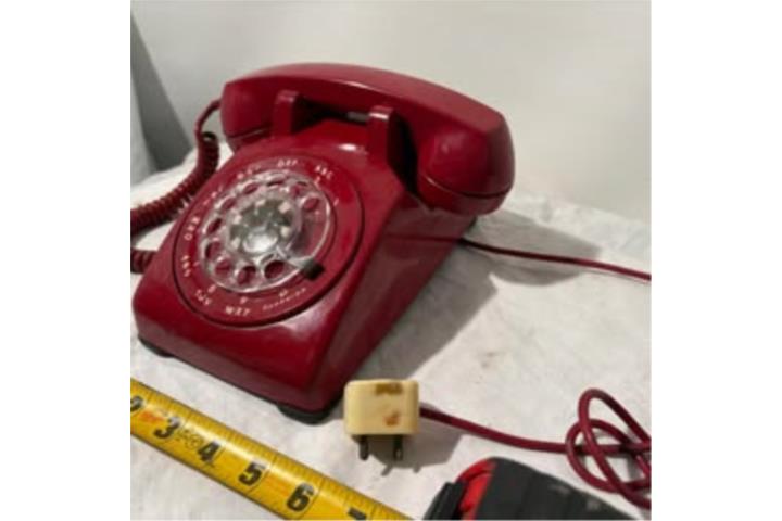 Teléfono Vintage ROJO!! No muy común. , Puerto Rico