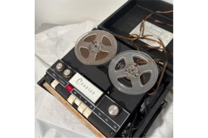 1960's Reel to Reel con Microfono y Caja Orig, Puerto Rico