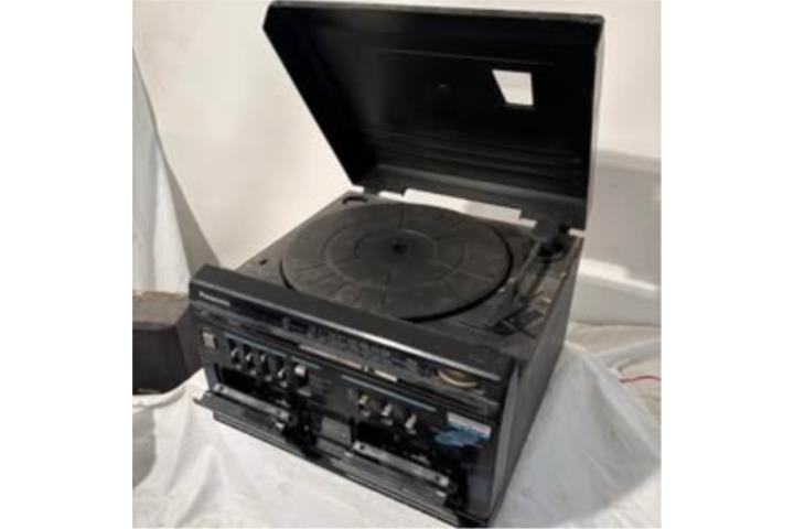 Casette Tocadisco Radio 2 Bocinas 1980s, Puerto Rico