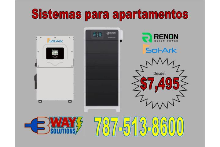 Sistema de energía para apartamentos