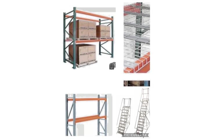PALLETS RACKS Y ESCALERAS ALMACENES
