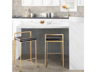 STOOLS GOLD STEEL BAR/COUNTER