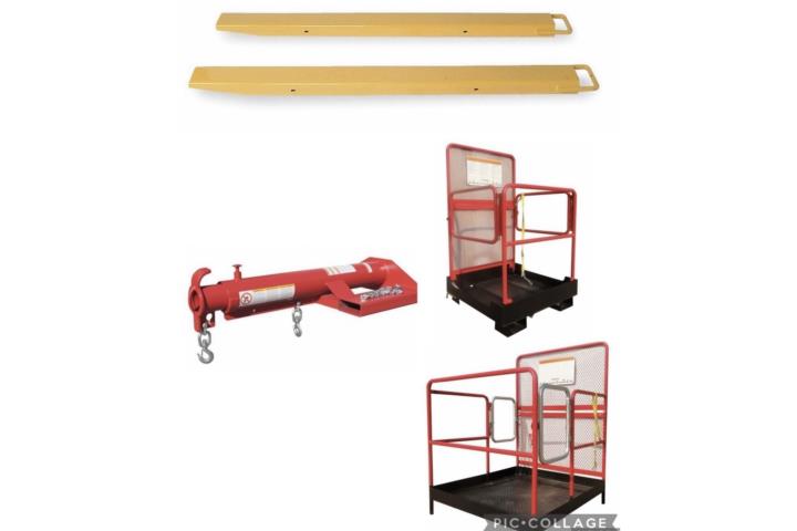 CANASTOS,BOOMS Y EXTENCIONES PARA FORKLIFTS