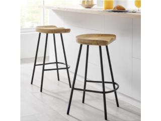 STOOLS CON MADERA Y METAL MODERNOS