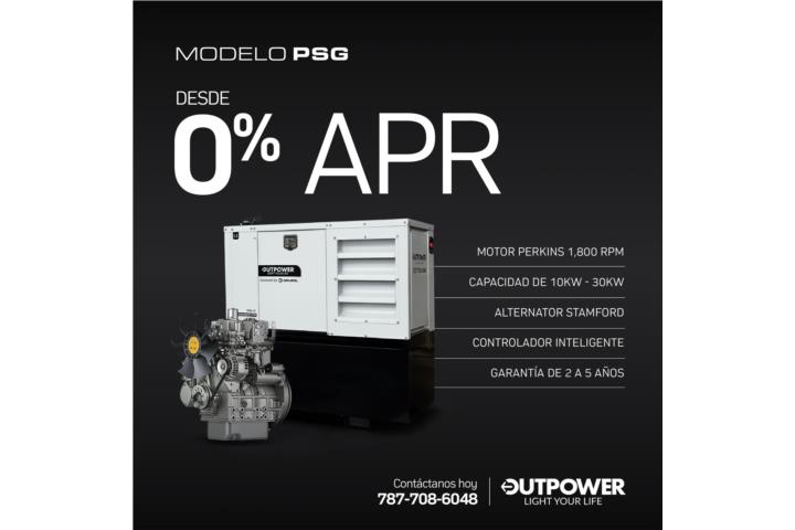 Generadores Modelo PSG, Puerto Rico