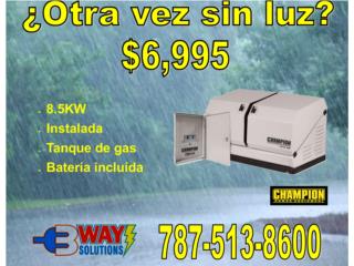 Generador Autom�tico 8.5 KW INSTALADO - Puerto Rico Clasificados
