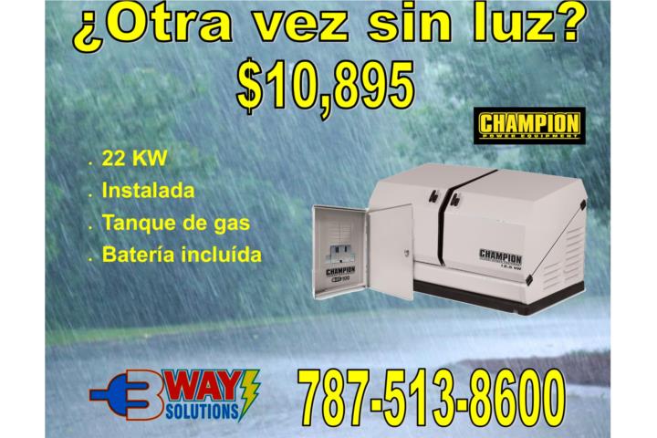 Generador de 22kw con encendido automático