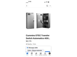 CUMMINS OTEC TRANSFER AUTOMATICO400, LB CARIBE SERVICES Puerto Rico