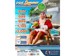 MIDEA XTREME 22 SEER 18,000 BTU $875, CIUDAD AIRE PR  Puerto Rico