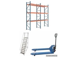 PALLETS RACKS Y ESCALERAS ALMACENES 