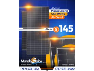 PLACAS SOLARES PHILADELPHIA SOLAR 580W  $169,  Mundo Solar, Inc. Puerto Rico