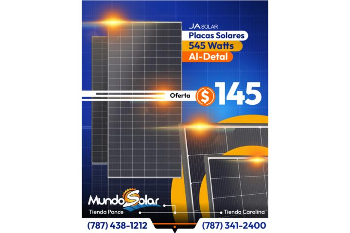 PLACAS SOLARES PHILADELPHIA SOLAR 580W $169