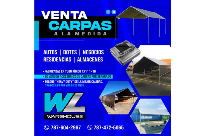 Carpas , Accesorios y más , Puerto Rico