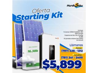 Starting Kit $5,899 - 10 paneles solares, Puerto Rico