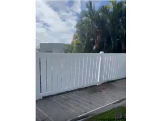 Fabricacion Verjas PVC - Semi privada , JC PVC Fence & more Puerto Rico