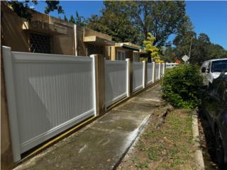 Verjas PVC- Fabricamos a la medida, JC PVC Fence & more Puerto Rico