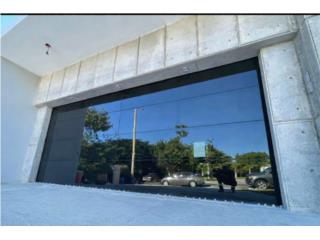 Puerta Garaje Frameless Negra 9 x 7 Instalada, MG Inter / Space Designs Puerto Rico