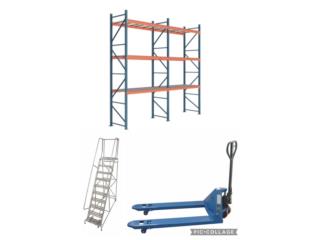 PALLETS RACKS Y ESCALERAS ALMACENES 