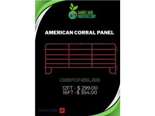 Tarter American Corral Panel. 12 y 16 pies, RAMIREZ AGROINDUSTRIES CORP. Puerto Rico