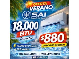Airmax 18,000 Seer 22 desde $880, Speedy Air Conditioning Service Puerto Rico