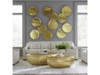 ARTE DORADO REDONDO PARA PARED 