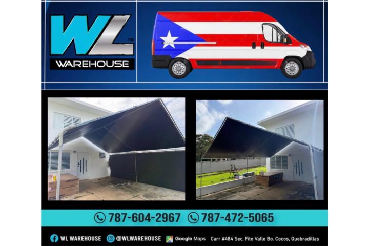 Carpas custom size , Puerto Rico