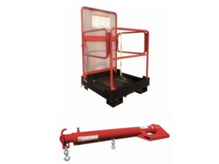 BOOMS Y CANASTOS PARA FORKLIFTS 
