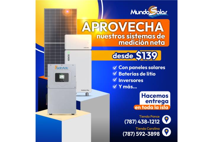Sistema Solar Medición Neta 14 placas 550W