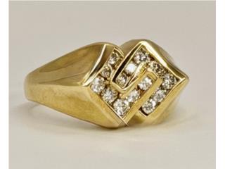 SORTIJA BRILLANTES 14KT, JOYERIA CARMEN  Puerto Rico