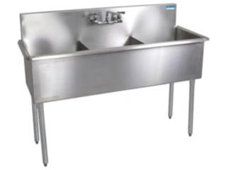 MAXTEEL | M2172-3-162 | 3 Compartment Sink, Morland of P.R., Inc. Puerto Rico