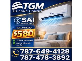 TGM 12,000 Seer 22 desde $580, Speedy Air Conditioning Service Puerto Rico